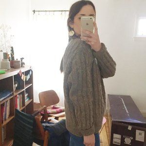 Vintage Oversized Cableknit Fisherman's Sweater